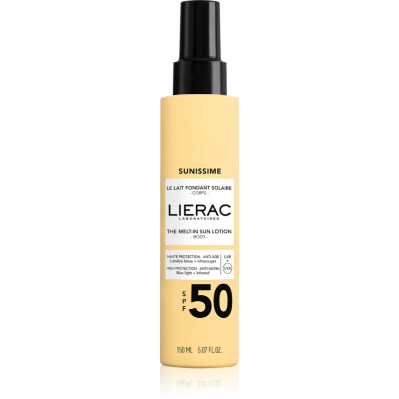 Lierac Sunissime The Melt-in Sun Lotion SPF 50 tělový sprej na opalování SPF 50 150 ml