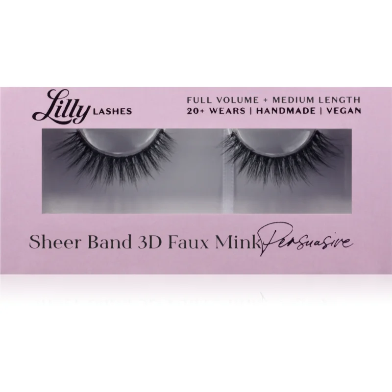 Lilly Lashes 3D Faux Mink Lösögonfransar typ Persuasive 1 par pair female