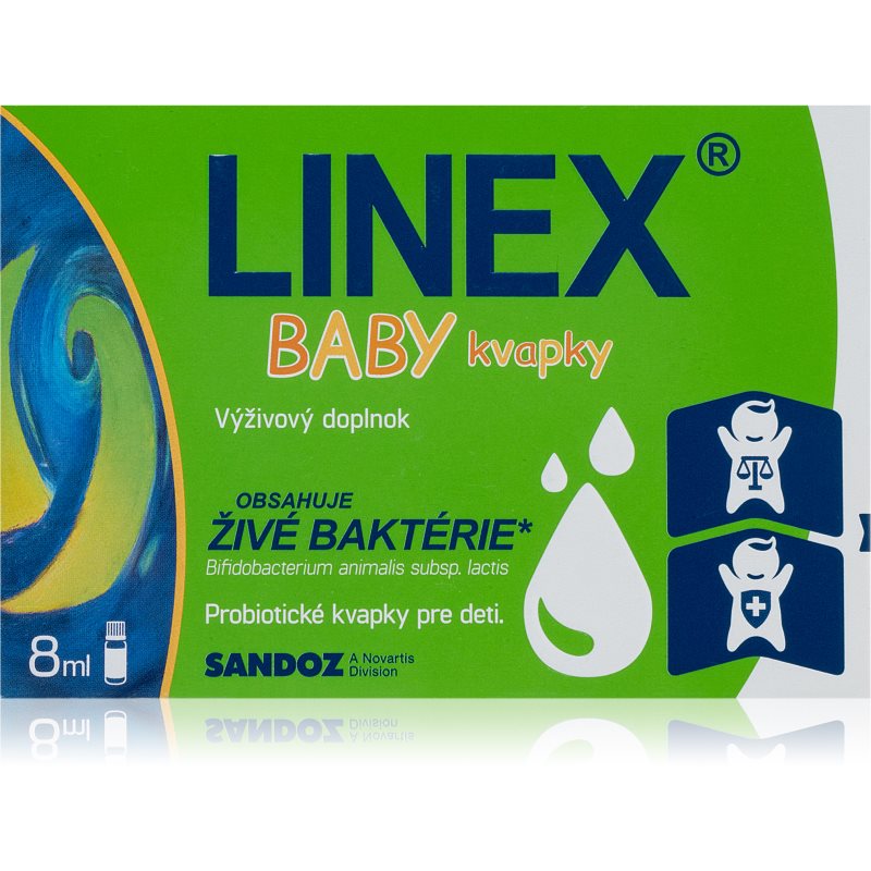 Linex Baby kvapky s probiotikami 8 ml