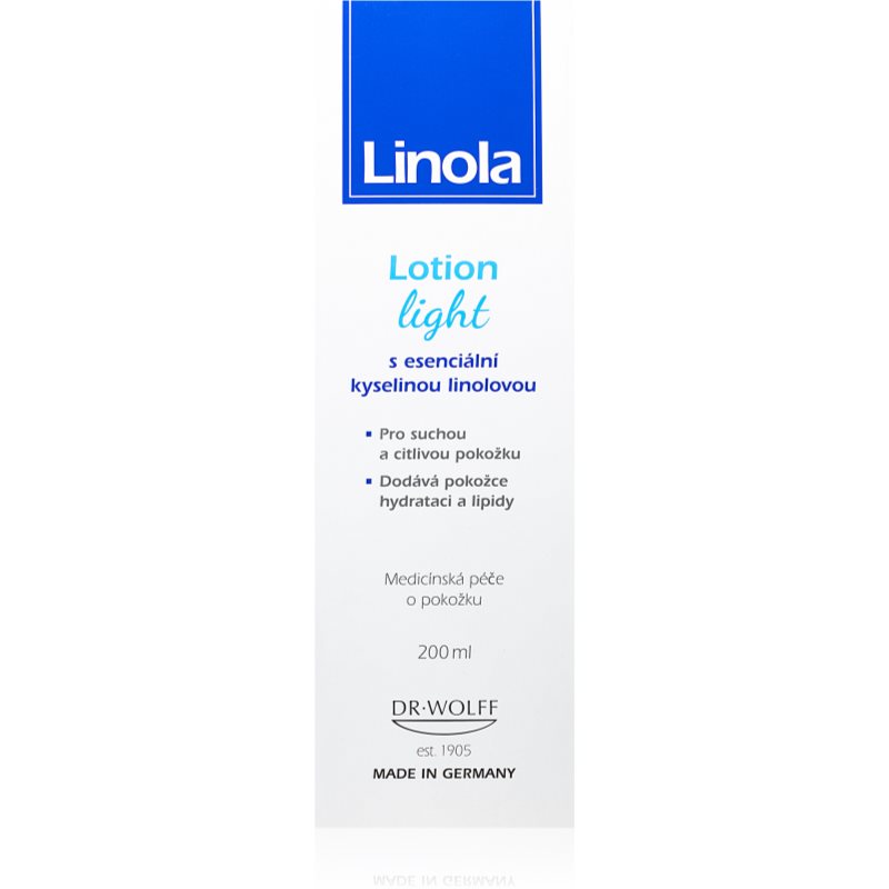 Linola Lotion Light Lightweight Body Lotion For Sensitive Skin 200 Ml