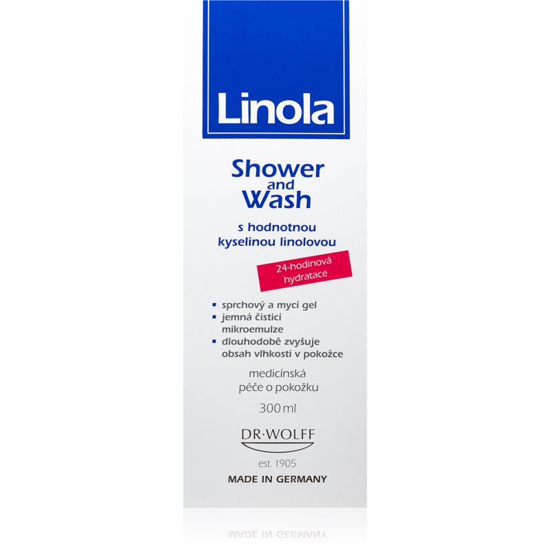 Linola Shower And Wash Hypoallergenic Shower Gel 300 Ml