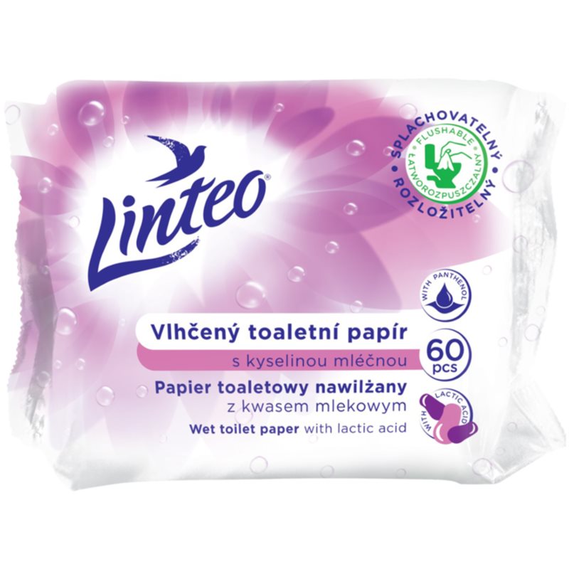 Linteo Wet Toilet Paper 60 бр.