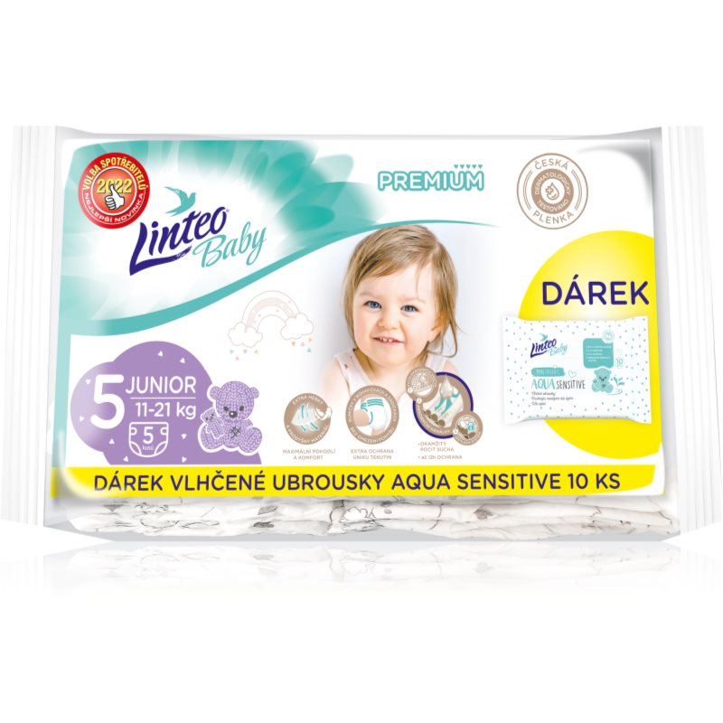 Linteo Baby Premium Junior Disposable Nappies 11-21 Kg 5 Kg
