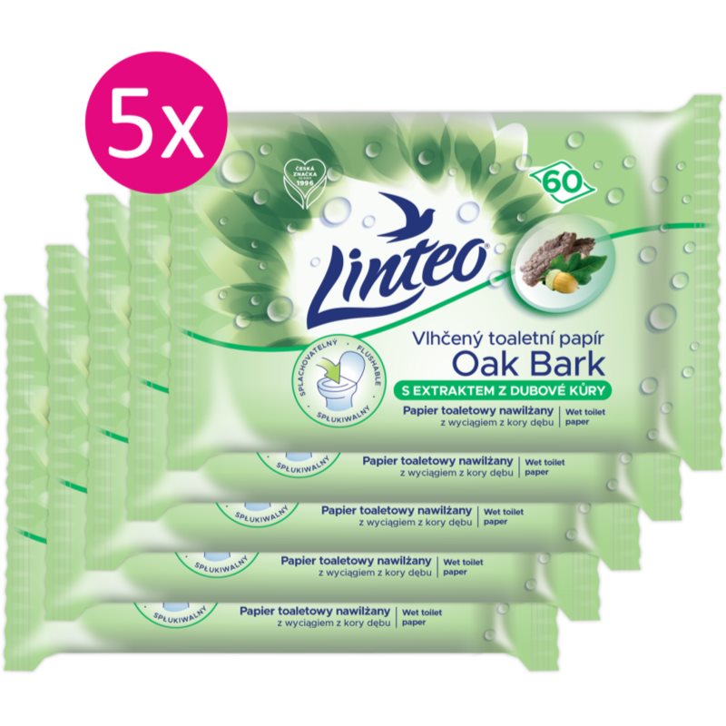 Linteo Wet Toilet Paper Carta Igienica Umidificata 60X5 Pz