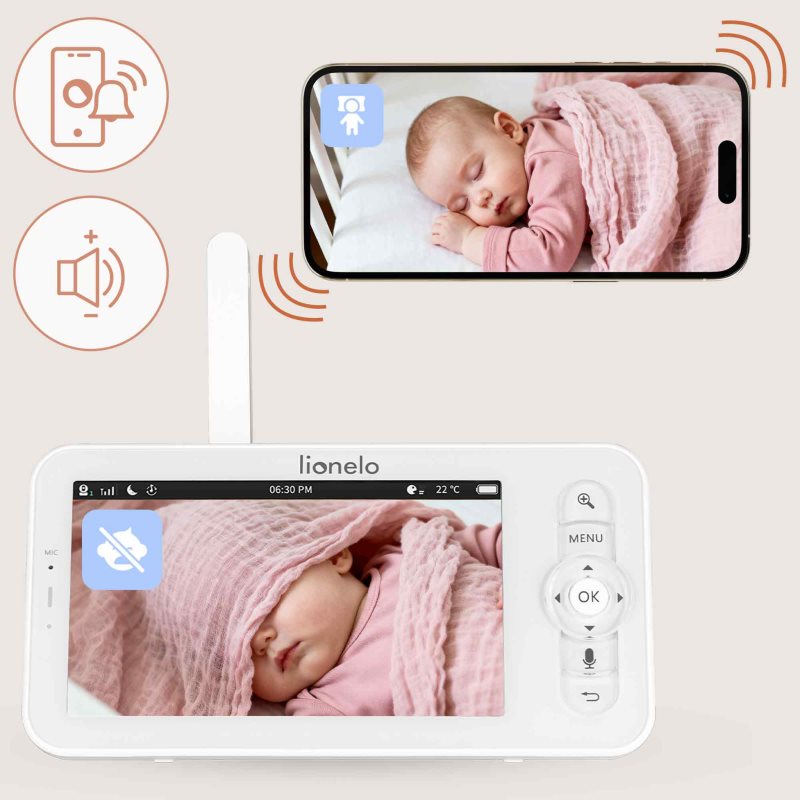 Lionelo Babyline 9.2 AI digitální video chůvička 1 ks (obrázek 4)