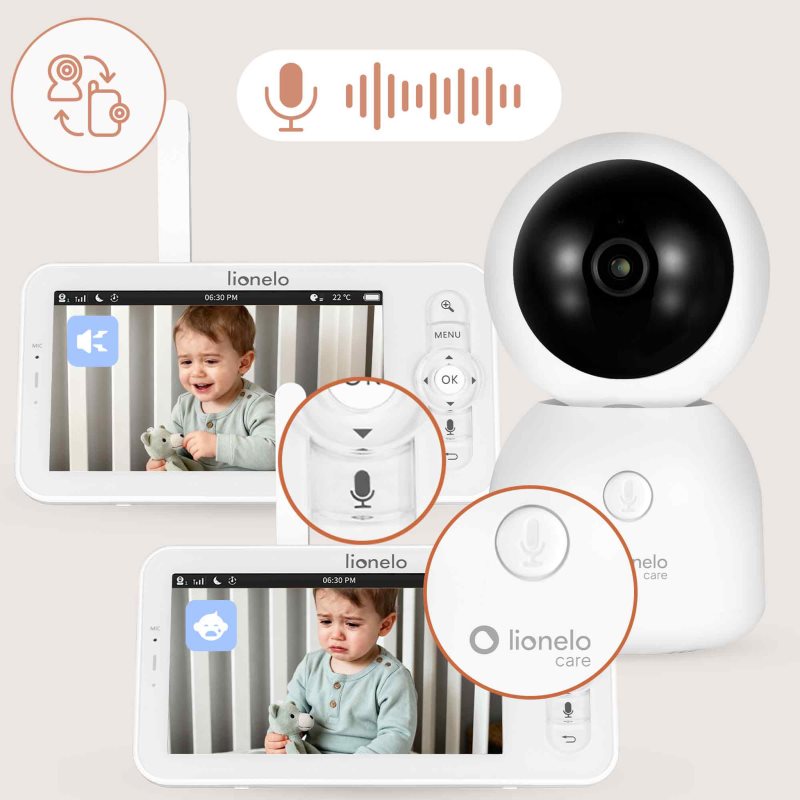 Lionelo Babyline 9.2 AI digitální video chůvička 1 ks (obrázek 5)