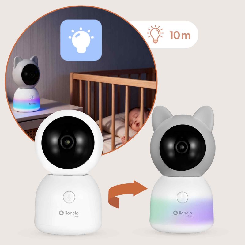 Lionelo Babyline 9.2 AI digitální video chůvička 1 ks (obrázek 7)