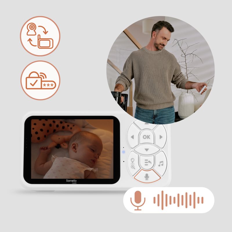 Lionelo BABYLINE 3.4 digitální video chůvička 1 ks (obrázek 6)