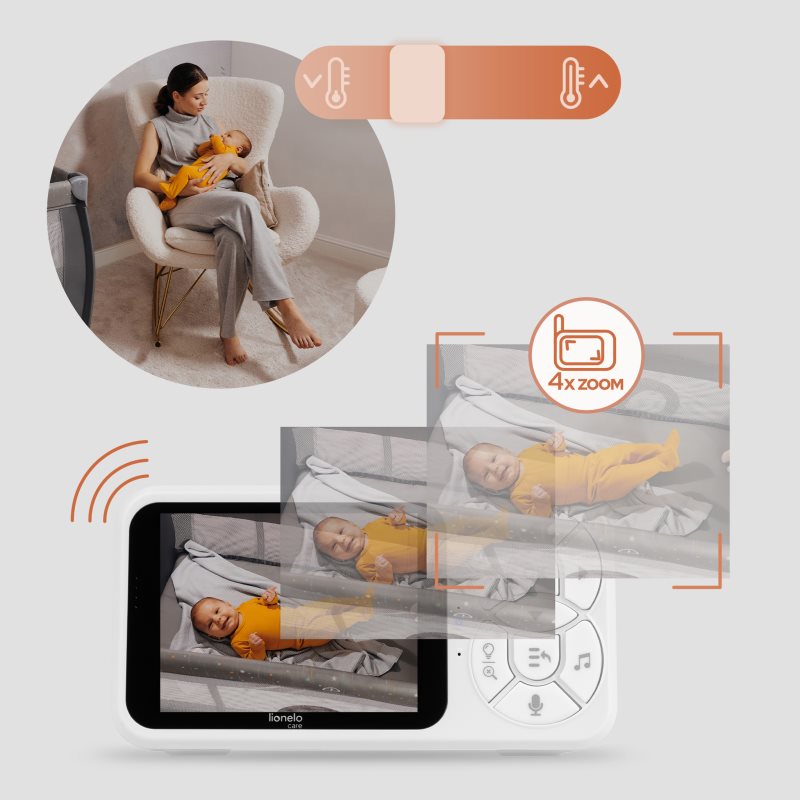 Lionelo BABYLINE 3.4 digitální video chůvička 1 ks (obrázek 9)