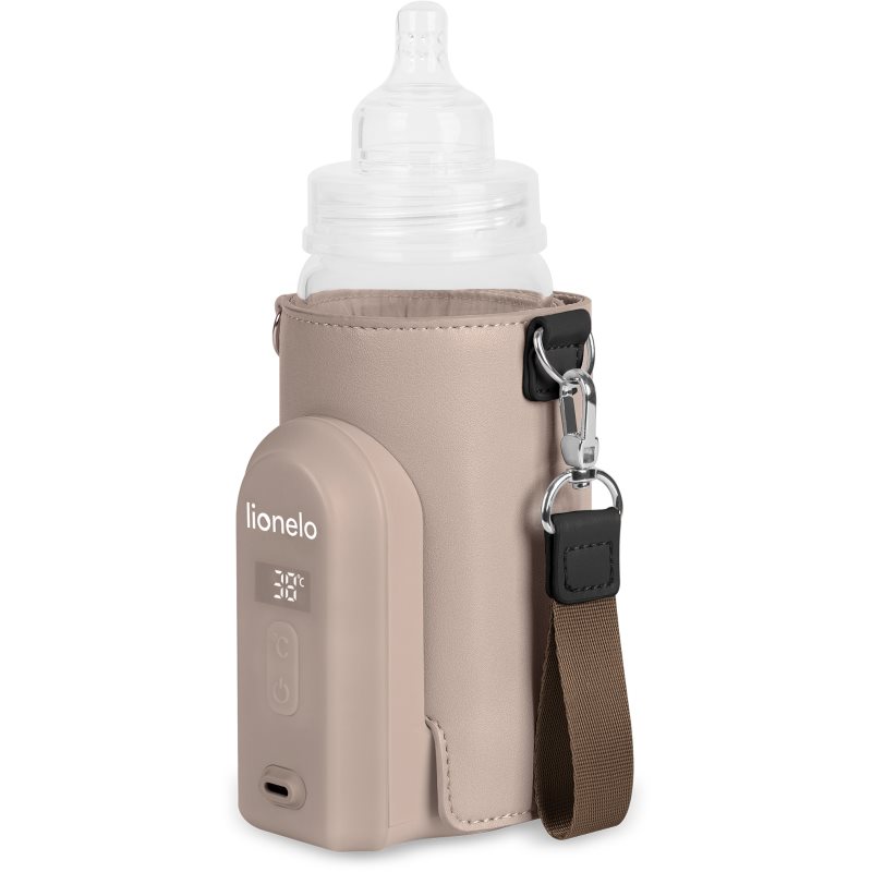 Lionelo Thermup Go Evo calentador de agua y leche de viaje Beige Taupe 1 ud