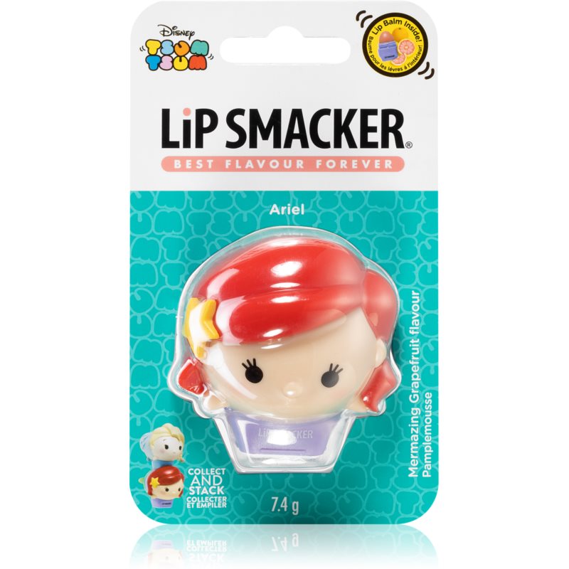 Lip Smacker Disney Tsum Tsum Ariel lūpų balzamas kvapas Mermazing Grapefruit 7.4 g