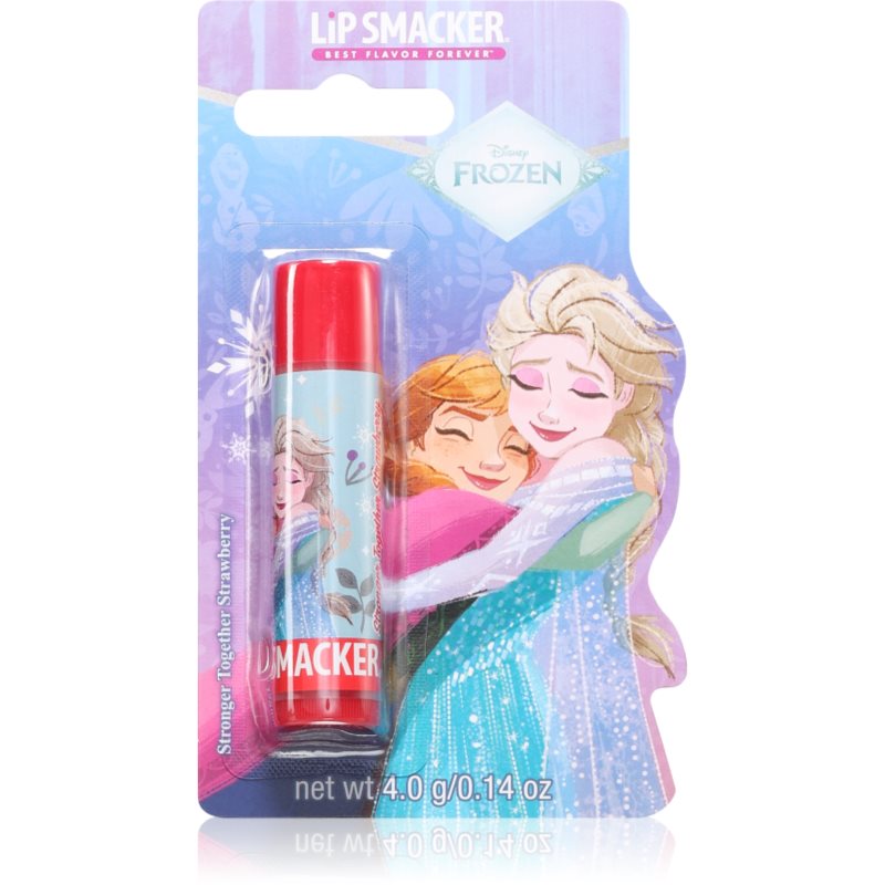 Lip Smacker Disney Frozen Elsa & Anna balzam na pery príchuť Stronger Strawberry 4 g