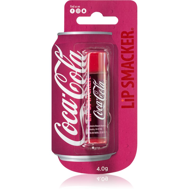 Lip Smacker Coca Cola Cherry lūpų balzamas kvapas Cherry Coke 4 g