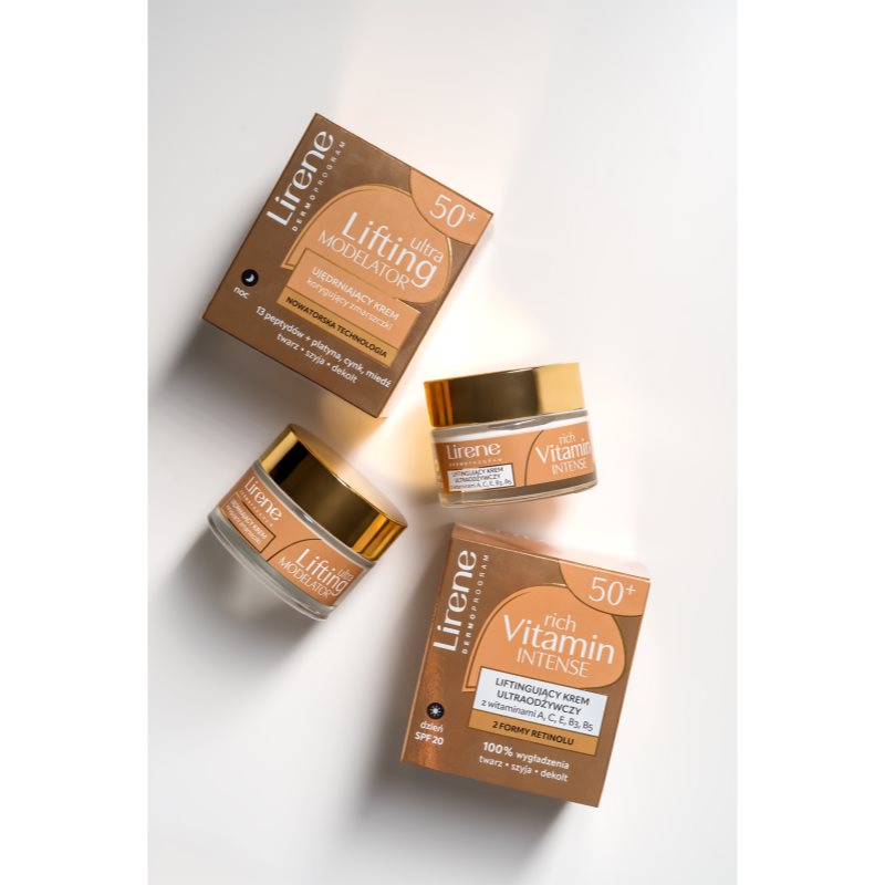 Lirene Rich Vitamin Intense 50+ spevňujúci a liftingový denný krém SPF 20 50 ml (obrázok 3)