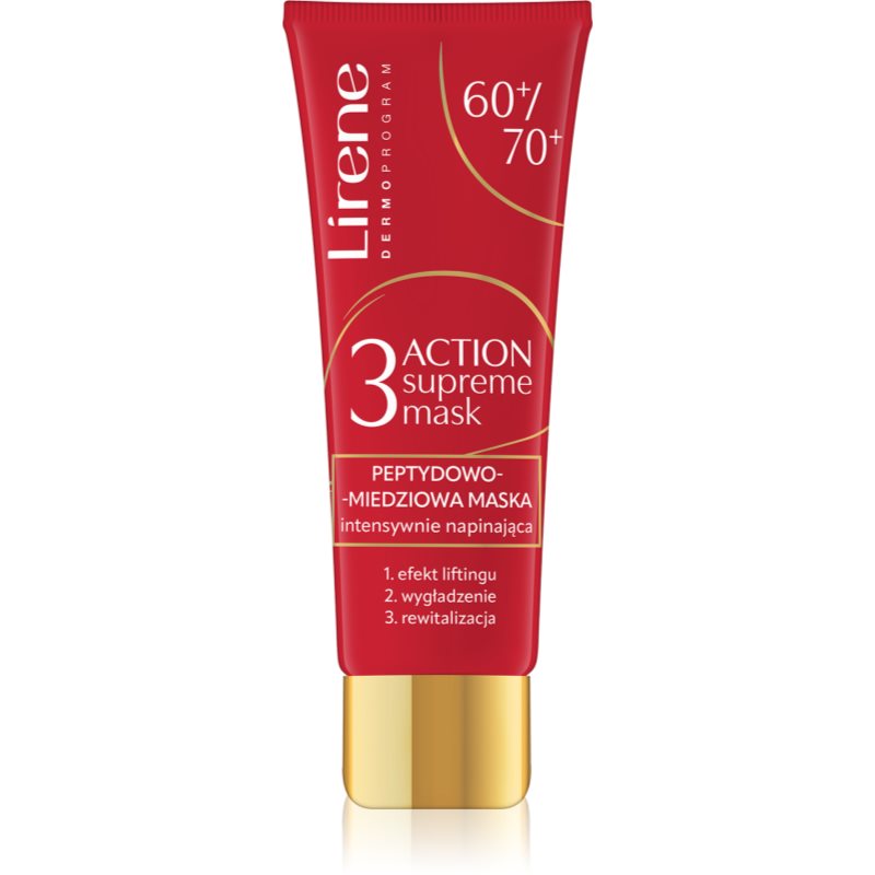 Lirene 3 Action Supreme Mask маска с лифтинг и стягащ ефект за зряла кожа 50 мл.