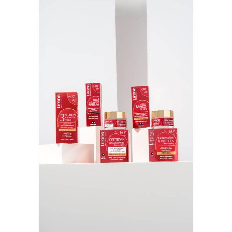 Lirene Peptides & Niacinamide Duo Complex zpevňující denní krém proti vráskám pro zralou pleť SPF 20 50 ml (obrázek 4)