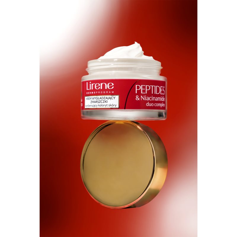 Lirene Peptides & Niacinamide Duo Complex zpevňující denní krém proti vráskám pro zralou pleť SPF 20 50 ml (obrázek 6)