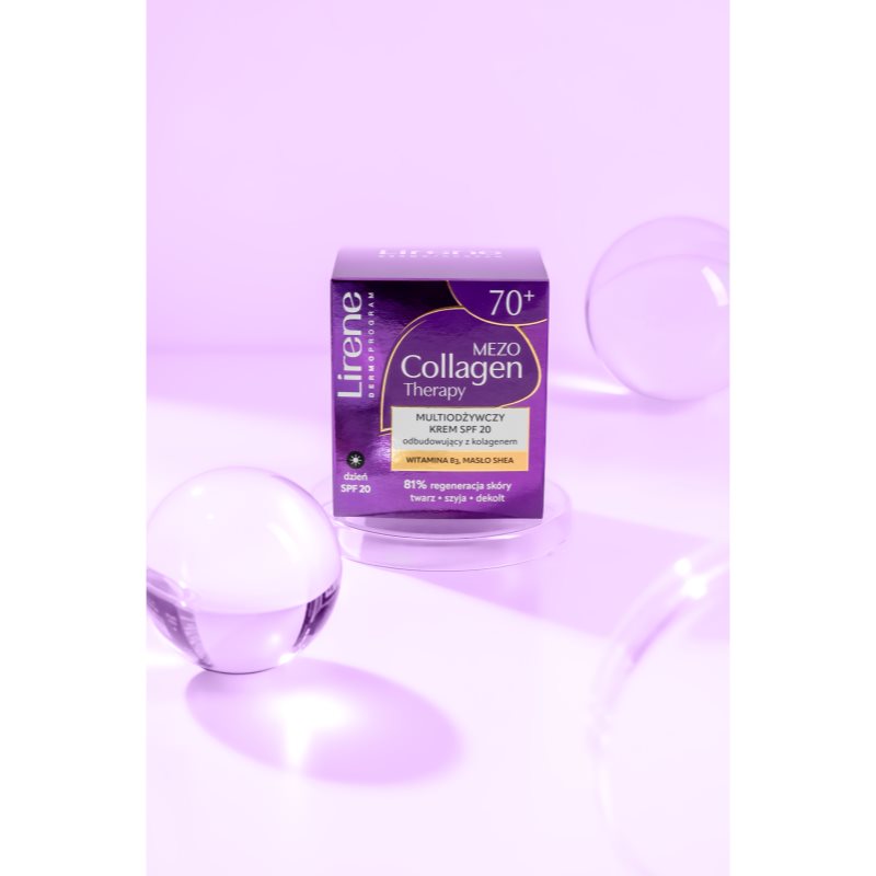 Lirene Mezo Collagen Therapy vyživující denní krém pro zralou pleť SPF 20 50 ml (obrázek 3)