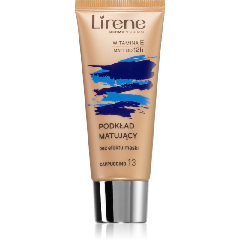 E-shop Lirene Nature Matte matující fluidní make-up pro dlouhotrvající efekt odstín 13 Capuccino 30 ml
