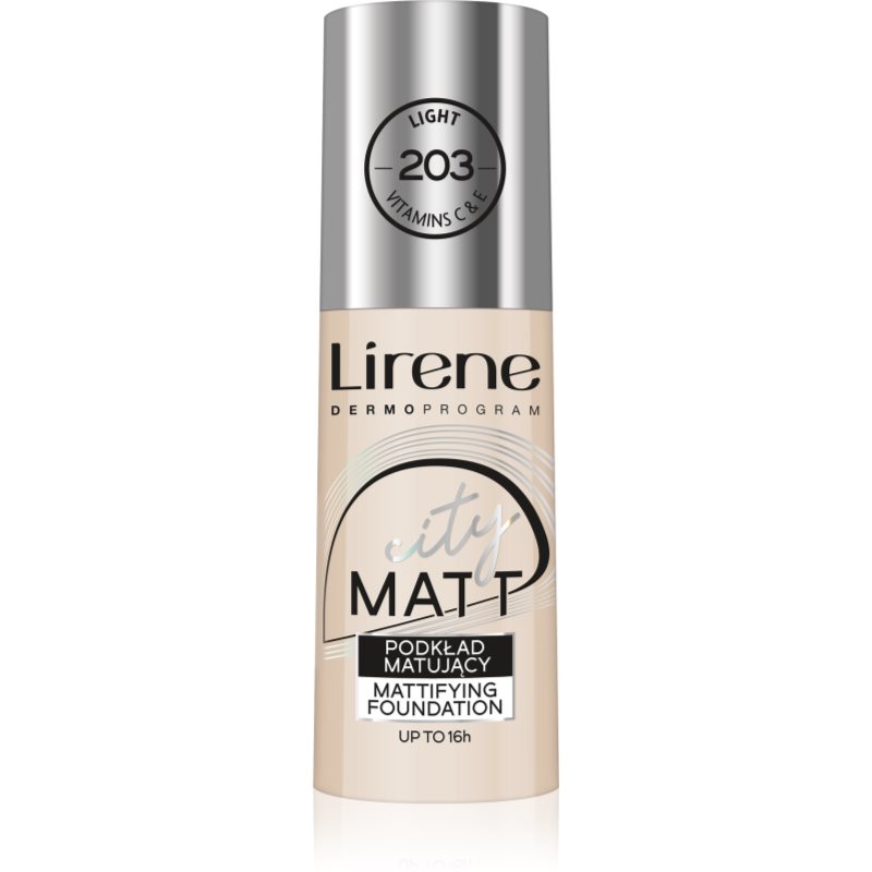 

Lirene City Matt матуючий флюїд з розгладжуючим ефектом відтінок 203 Light