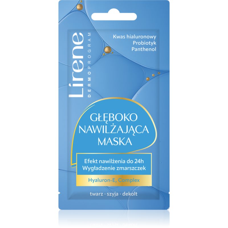 Lirene Face Mask Hyaluron-E Complex hĺbkovo hydratačná maska 8 ml