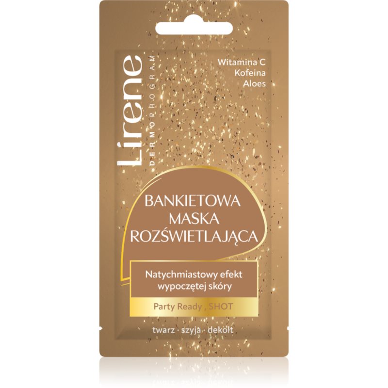 Lirene Face Mask Party Ready Shot rozjasňujúca maska 8 ml