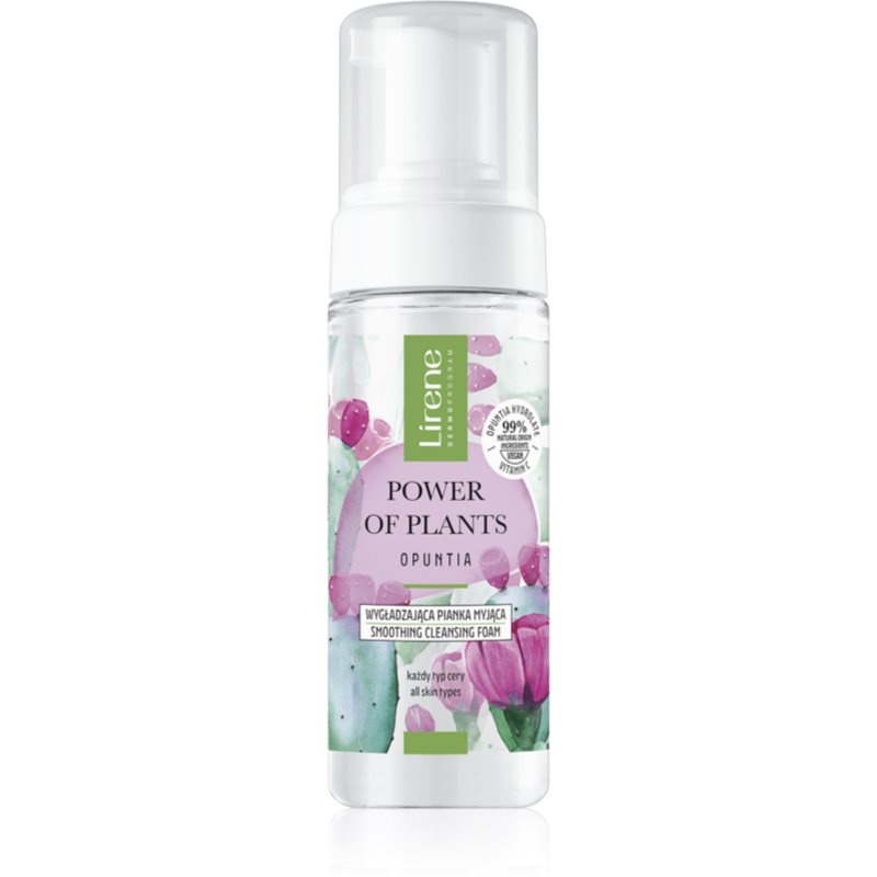 Photos - Facial / Body Cleansing Product Lirene Power of Plants Opuntia делікатна очищуюча пінка з розгладжуючим еф 