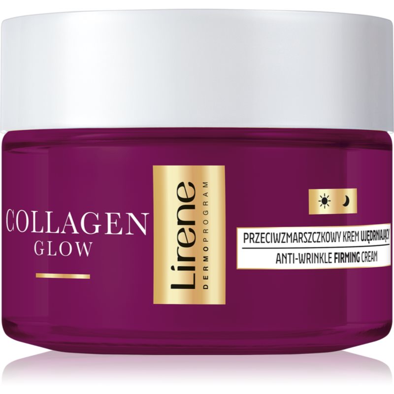 Фото - Крем і лосьйон Lirene Collagen Glow 60+ розгладжуючий та зміцнюючий догляд для зрілої шкі 