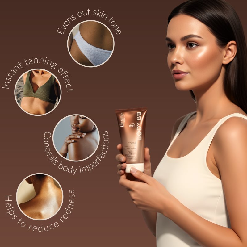 Lirene Perfect Tan tělový balzám pro okamžitý bronzový efekt 175 ml (obrázek 3)