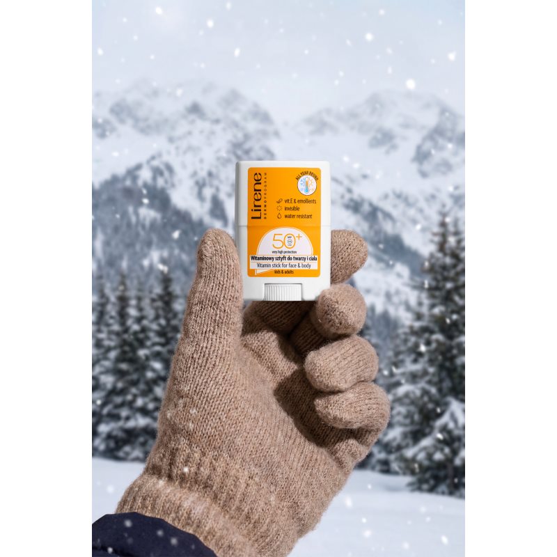 Lirene Vitamin Stick For Face&Body lokálna ochrana pred slnečným žiarením na tvár a telo SPF 50 15 g