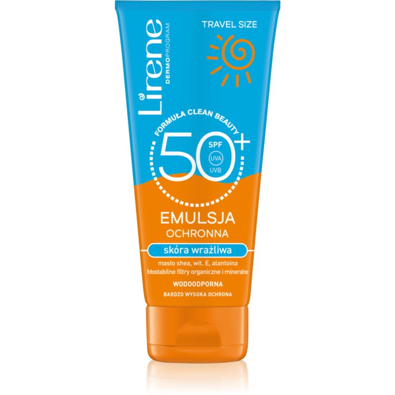 Lirene Sun Soothing Protective Emulsion For Sensitive Skin SPF 50+ 90 Ml