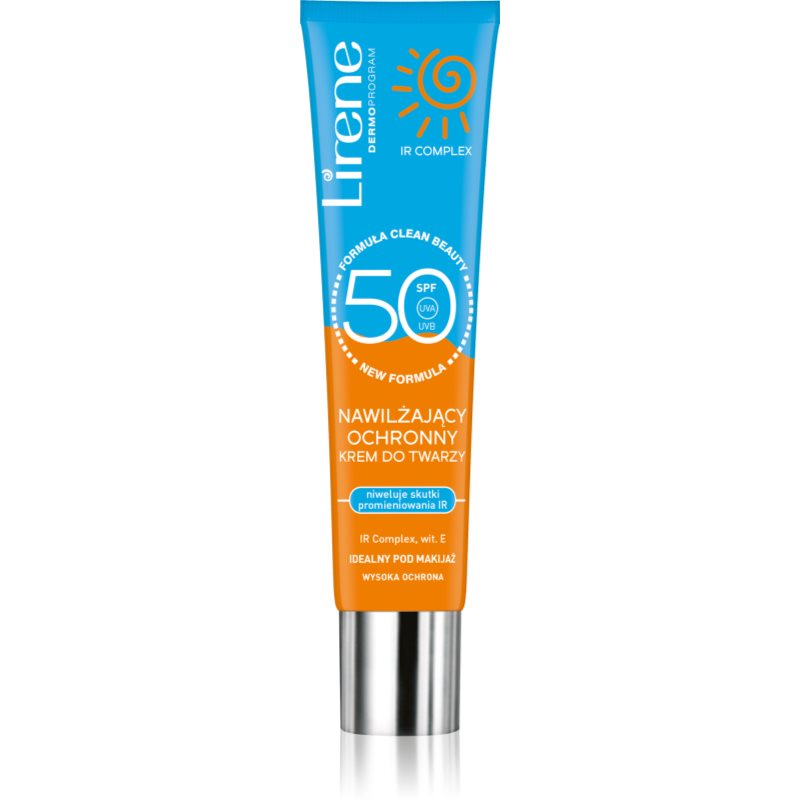 Lirene Sun care crema de día hidratante y protectora para el rostro SPF 50 40 ml