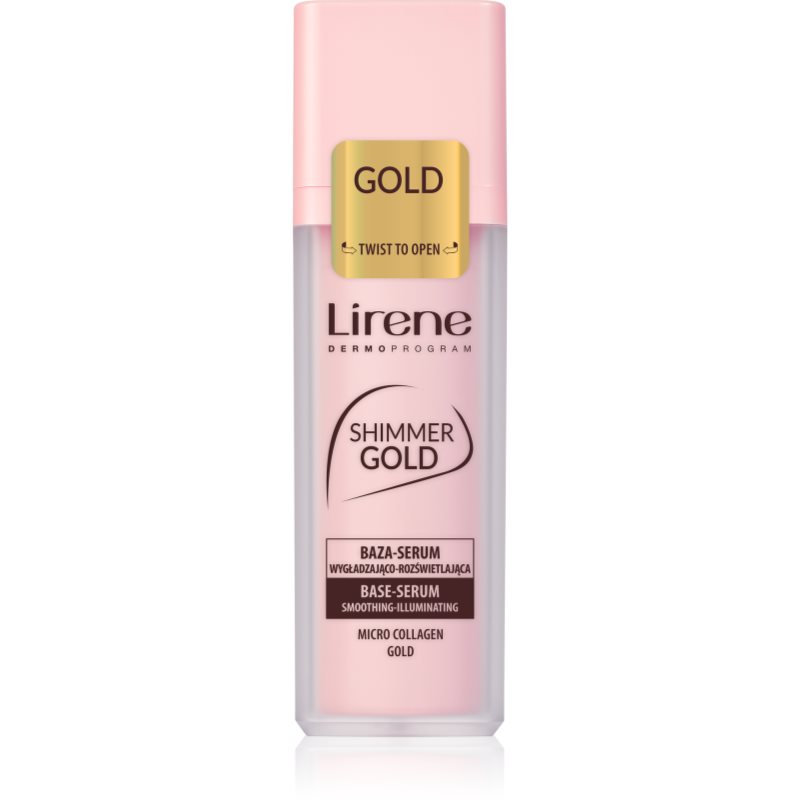 Lirene Base Serum Shimmer Gold rozjasňující podkladové sérum 30 ml