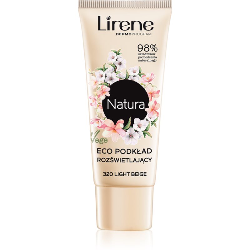 Lirene Natura zmatňujúca podkladová báza pod make-up odtieň 320 Light Beige 30 ml