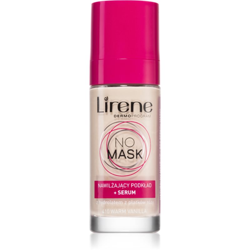 Lirene No Mask hydratačný make-up odtieň 410 Warm Vanilla 30 ml