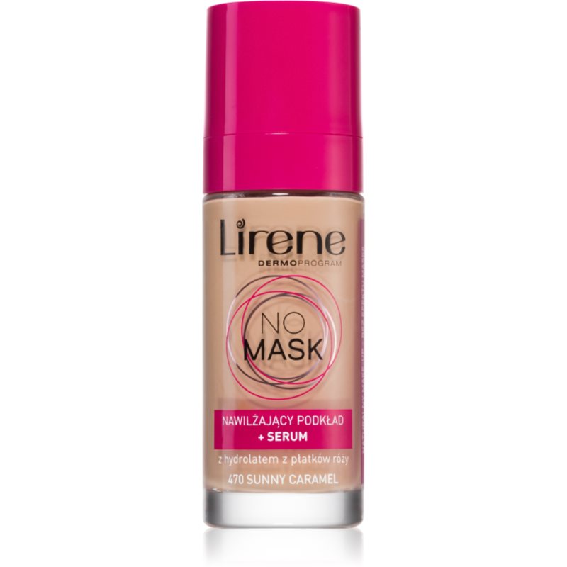 Lirene No Mask hydratačný make-up odtieň 470 Sunny Caramel 30 ml