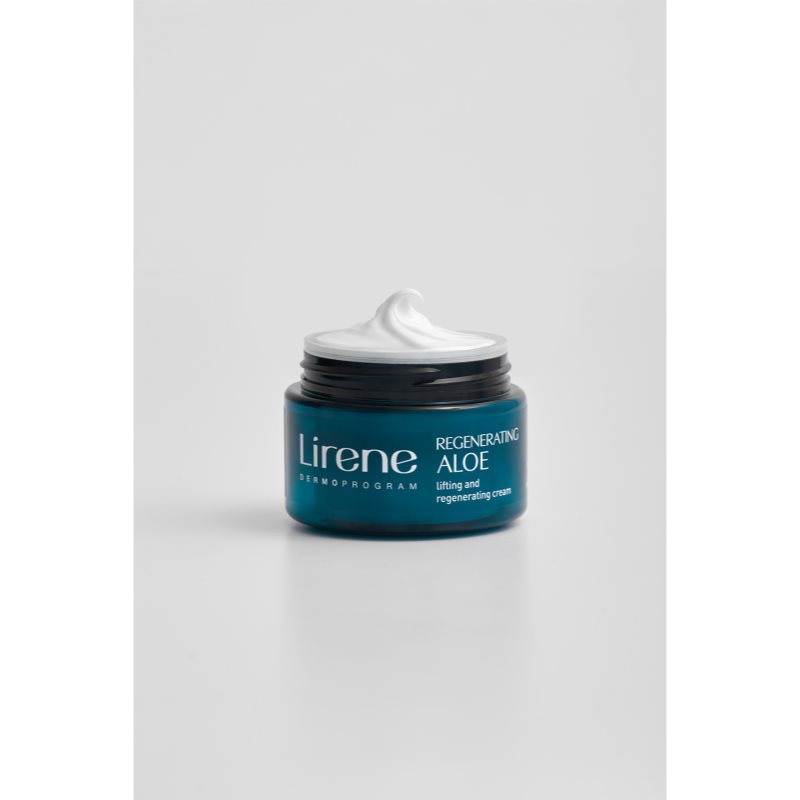 Lirene Hydration & Nourishment Regenerating Aloe regeneračný liftingový krém s aloe vera a bambucké maslo 50 ml