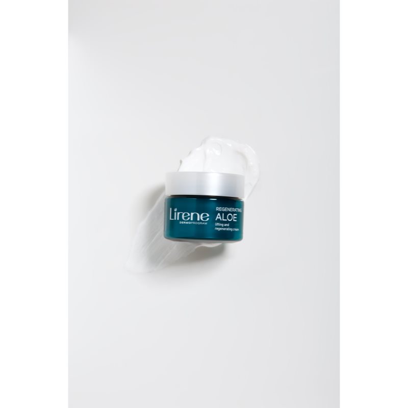 Lirene Hydration & Nourishment Regenerating Aloe regeneračný liftingový krém s aloe vera a bambucké maslo 50 ml
