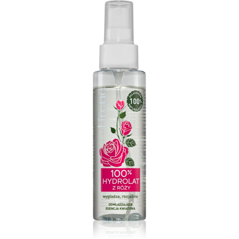 Lirene Hydrolates Rose ružová voda na tvár a dekolt 100 ml