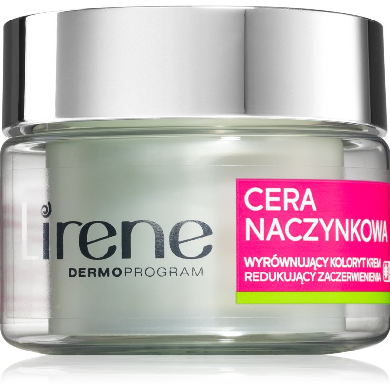Lirene Face Cream поживний денний крем з вирівнюючим ефектом для чутливої шкіри та шкіри схильної до почервонінь 50 мл