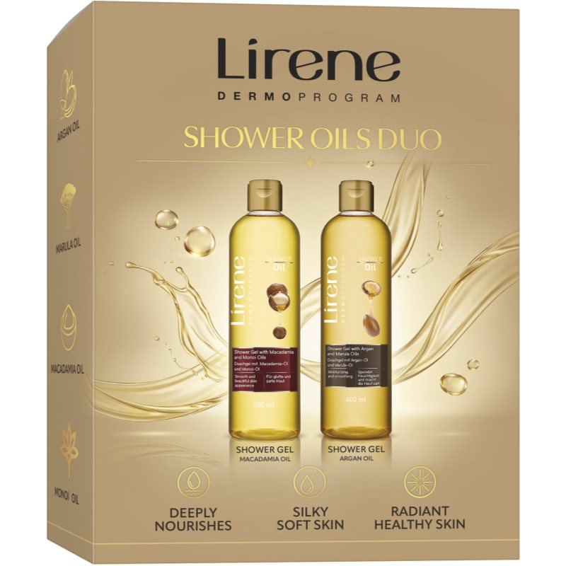 Lirene Lirene Shower Oils Duo Geschenkset für sanfte und weiche Haut
