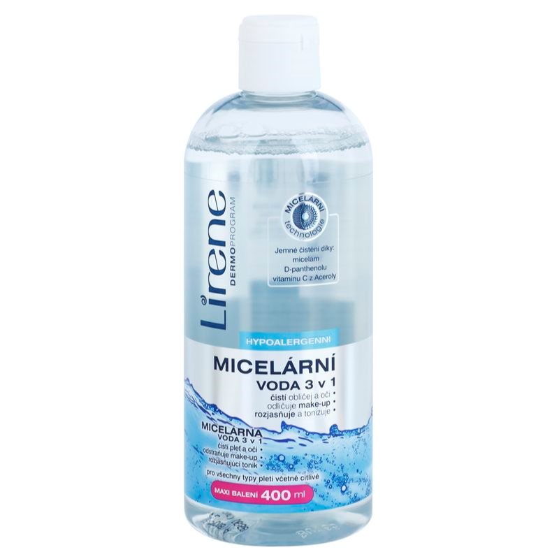 

Lirene Hypoallergenic Міцелярна очищуюча вода 3в1