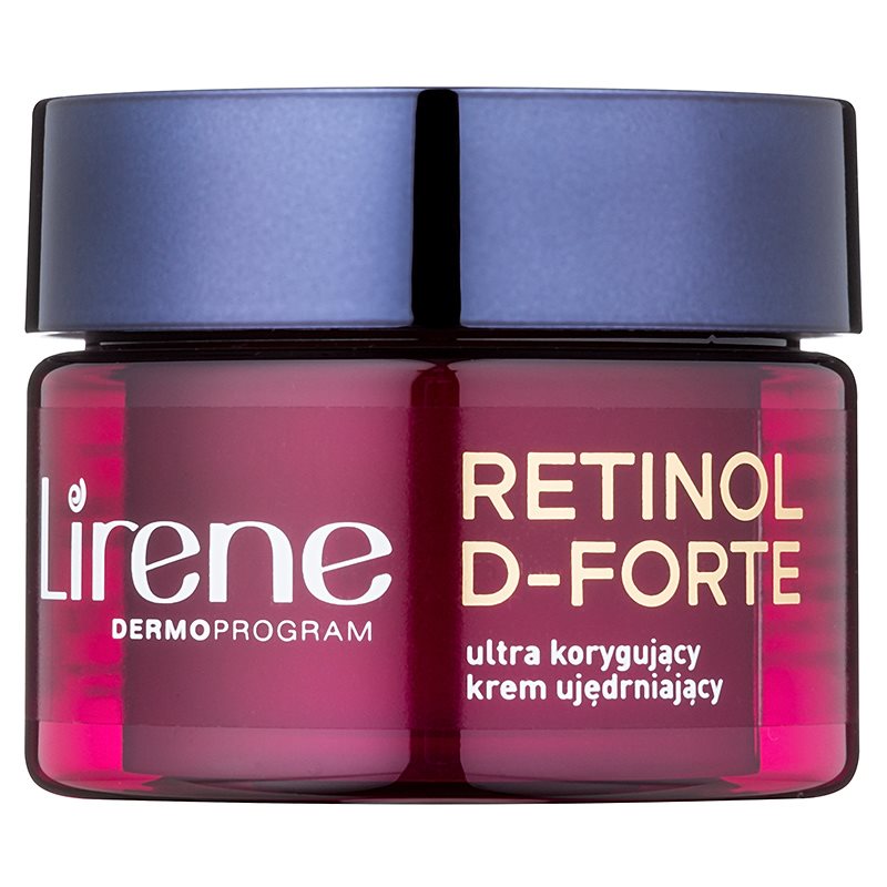

Lirene Retinol D-Forte 50+ зміцнюючий нічний крем для корекції зморшок
