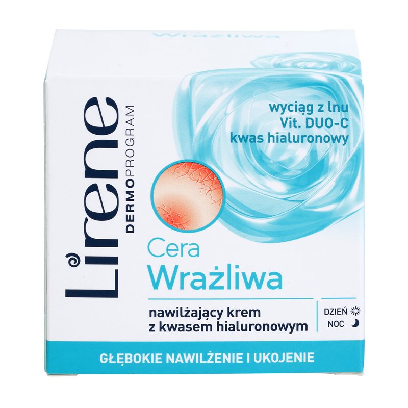 

Lirene Sensitive skin зволожуючий крем з гіалуроновою кислотою