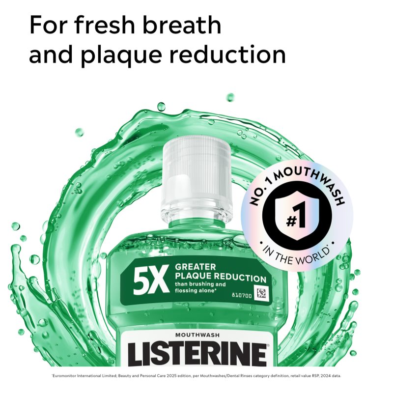 Listerine Fresh Burst ústní voda proti zubnímu plaku 500 ml (obrázek 3)