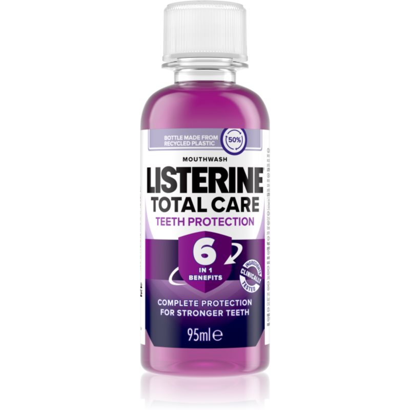 Listerine Total Care Teeth Protection Mundwasser für den vollständigen Schutz der Zähne 6 in 1 95 ml