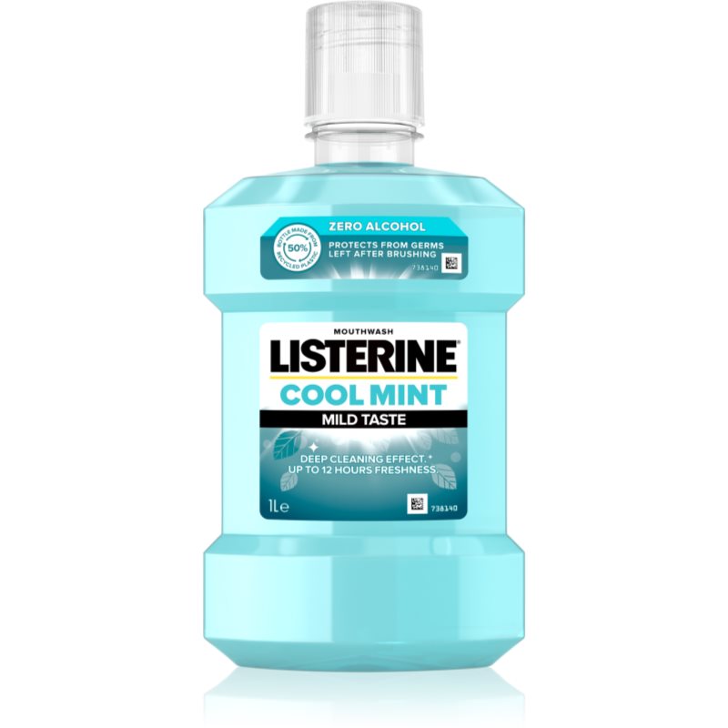 Listerine Cool Mint Mild Taste burnos skalavimo skystis be alkoholio kvapas Cool Mint 1000 ml