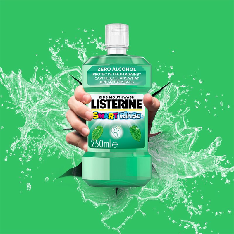 Listerine Smart Rinse Mild Mint рідина для полоскання рота для дітей 250 мл