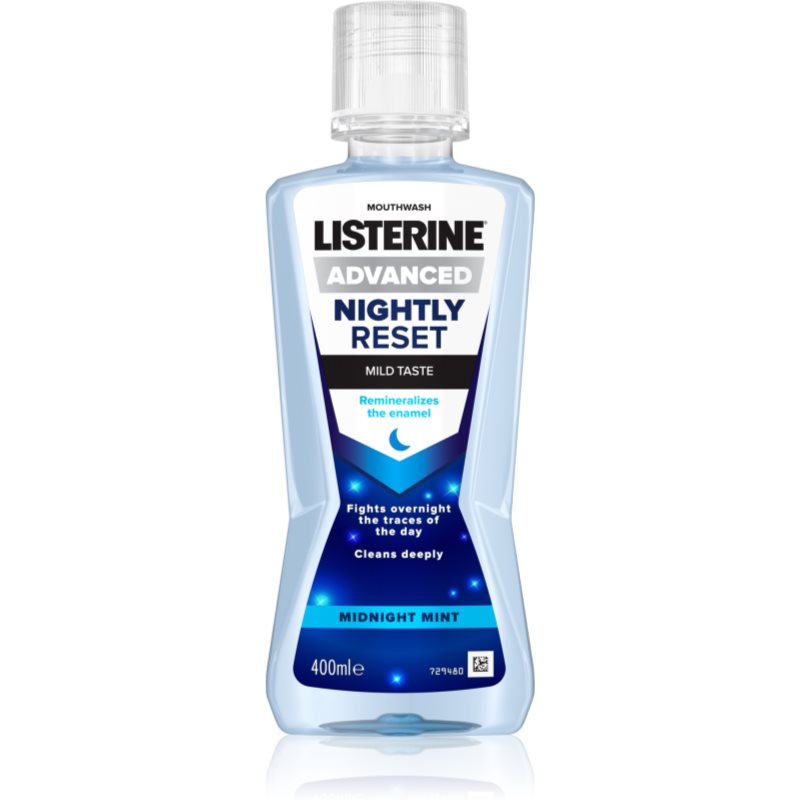Listerine Nightly Reset burnos skalavimo skystis naktinė priemonė 400 ml