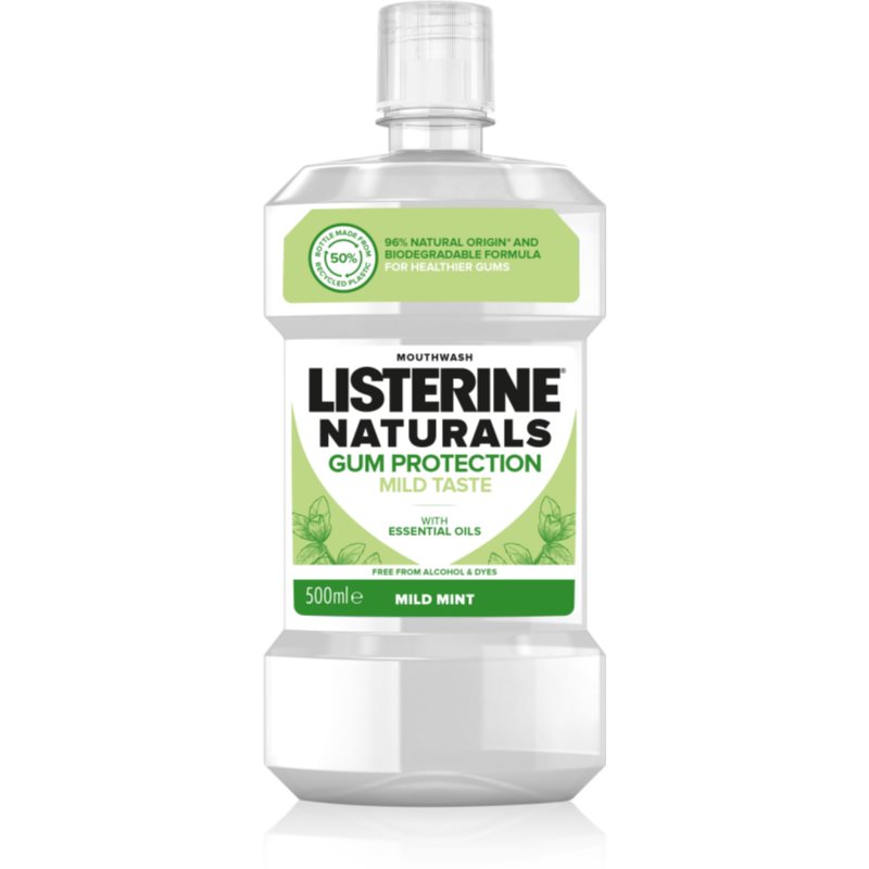 Listerine Naturals Gum Protection ustna voda Mild Mint 500 ml